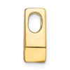 Lex & Lu 14k Yellow Gold AA Diamond slide LAL15283 - 2 - Lex & Lu