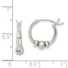 Lex & Lu Sterling Silver Hoop Earrings LAL22518 - 4 - Lex & Lu