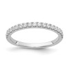 Lex & Lu 14k White Gold Diamond Ring LAL13719 Size 7 - Lex & Lu