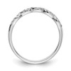 Lex & Lu 14k White Gold Diamond Ring LAL13727 Size 7 - 2 - Lex & Lu