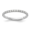 Lex & Lu 14k White Gold Diamond Ring LAL13839 Size 7 - Lex & Lu