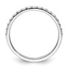 Lex & Lu 14k White Gold Diamond Ring LAL13839 Size 7 - 2 - Lex & Lu