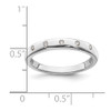 Lex & Lu 14k White Gold Diamond Ring LAL13897 Size 7 - 3 - Lex & Lu