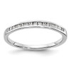 Lex & Lu 14k White Gold Diamond Ring LAL13910 Size 6.75 - Lex & Lu