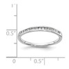 Lex & Lu 14k White Gold Diamond Ring LAL13910 Size 6.75 - 3 - Lex & Lu