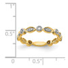 Lex & Lu 14k Yellow Gold Diamond Ring LAL13916 Size 7 - 4 - Lex & Lu