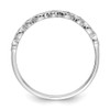 Lex & Lu 14k White Gold Diamond Ring LAL13918 Size 6.75 - 2 - Lex & Lu