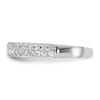 Lex & Lu 14k White Gold Diamond Ring LAL13925 Size 6.75 - 3 - Lex & Lu