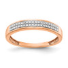 Lex & Lu 14k Rose Gold Diamond Ring LAL13926 Size 7 - Lex & Lu