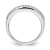 Lex & Lu 14k White Gold Diamond Ring LAL13932 Size 6.75 - 2 - Lex & Lu