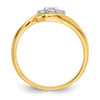 Lex & Lu 14k Yellow Gold Diamond Ring LAL13937 Size 7 - 2 - Lex & Lu