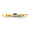 Lex & Lu 14k Yellow Gold Diamond Cluster Ring Size 7 - 5 - Lex & Lu