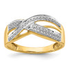 Lex & Lu 14k Yellow Gold Diamond Ring LAL13968 Size 7 - Lex & Lu