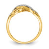 Lex & Lu 14k Yellow Gold Diamond Infinity Symbol Ring Size 7 - 2 - Lex & Lu