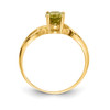 Lex & Lu 14k Yellow Gold Peridot Ring Size 6 - 2 - Lex & Lu