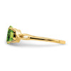 Lex & Lu 14k Yellow Gold Peridot Ring Size 6 - 3 - Lex & Lu