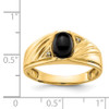 Lex & Lu 14k Yellow Gold AA Diamond Men's Ring LAL15427 Size 11 - 3 - Lex & Lu