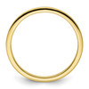 Lex & Lu 10k Yellow Gold 1.2mm Milgrain Stackable Band Ring LAL240- 2 - Lex & Lu