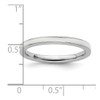 Lex & Lu Sterling Silver Stackable Expressions White Enameled 2.25mm Ring LAL7448- 5 - Lex & Lu