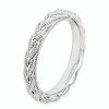 Lex & Lu Sterling Silver Stackable Expressions Rhodium-plated Twist Ring LAL7796- 3 - Lex & Lu