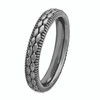 Lex & Lu Sterling Silver Stackable Expressions Ruthenium-plated Patterned Ring LAL7838- 3 - Lex & Lu