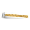 Lex & Lu Sterling Silver Diamond Stackable Expressions Yellow Gold Plated Heart Ring LAL8858- 3 - Lex & Lu