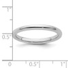 Lex & Lu Sterling Silver Stackable Expressions Rhodium Polished Ring LAL9397- 5 - Lex & Lu