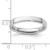 Lex & Lu Sterling Silver Stackable Expressions Rhodium Ring LAL9565- 5 - Lex & Lu