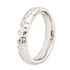 Lex & Lu Sterling Silver Stackable Expressions Rhodium Ring LAL9709- 3 - Lex & Lu