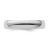 Lex & Lu Sterling Silver Stackable Expressions Rhodium Polished Ring LAL9733- 4 - Lex & Lu