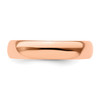 Lex & Lu Sterling Silver Stackable Expressions Pink-plated Polished Ring LAL9739- 4 - Lex & Lu