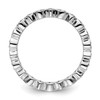 Lex & Lu Sterling Silver Stackable Expressions Diamond Ring LAL10021- 2 - Lex & Lu