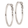Lex & Lu Sterling Silver w/Rhodium Hinged Earrings LAL22691 - 2 - Lex & Lu