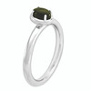 Lex & Lu Sterling Silver Stackable Expressions Onyx Polished Ring LAL12937- 3 - Lex & Lu