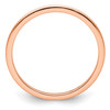 Lex & Lu 14k Rose Gold 1.2mm Bead Stackable Band Ring LAL14488- 2 - Lex & Lu