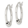 Lex & Lu Sterling Silver Hoop Earrings LAL22853 - 2 - Lex & Lu