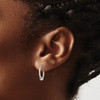 Lex & Lu Sterling Silver Hoop Earrings LAL22853 - 3 - Lex & Lu