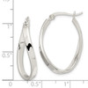 Lex & Lu Sterling Silver Twisted Hoop Earrings LAL23027 - 4 - Lex & Lu