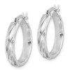 Lex & Lu Sterling Silver 20mm Hoop Earrings LAL23031 - 2 - Lex & Lu