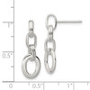 Lex & Lu Sterling Silver Oval Dangle Earrings LAL23097 - 4 - Lex & Lu