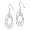 Lex & Lu Sterling Silver Dangle Shepherd Hook Earrings LAL23105 - 2 - Lex & Lu