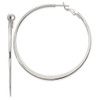 Lex & Lu Sterling Silver Hoop Earrings LAL23328 - Lex & Lu