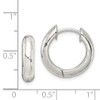 Lex & Lu Sterling Silver Hinged Hoop Earrings LAL23538 - 4 - Lex & Lu