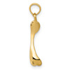 Lex & Lu 10k Yellow Gold Wishbone Charm - 2 - Lex & Lu