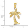 Lex & Lu 10k Yellow Gold Palm Tree Pendant - 3 - Lex & Lu