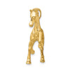 Lex & Lu 14k Yellow Gold Hollow Polished 3D Horse Charm - 2 - Lex & Lu