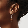 Lex & Lu Sterling Silver Brown Freshwater Cultured Pearl Earrings - 3 - Lex & Lu