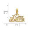 Lex & Lu 14k Yellow Gold I Heart My Jeweler Charm - 3 - Lex & Lu
