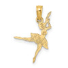 Lex & Lu 14k Yellow Gold Ballerina Charm - 4 - Lex & Lu