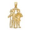 Lex & Lu 14k Yellow Gold Large Gemini Zodiac Charm - 4 - Lex & Lu